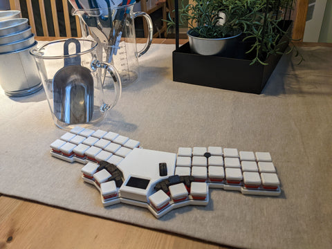 Santoku Keyboard Kit - White